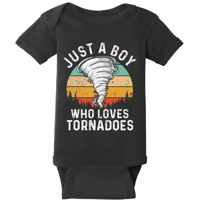 Tornado Storm Chasing Twister Hurricane Baby Bodysuit