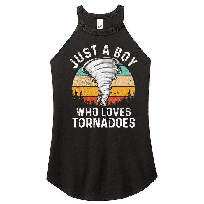 Tornado Storm Chasing Twister Hurricane Women’s Perfect Tri Rocker Tank