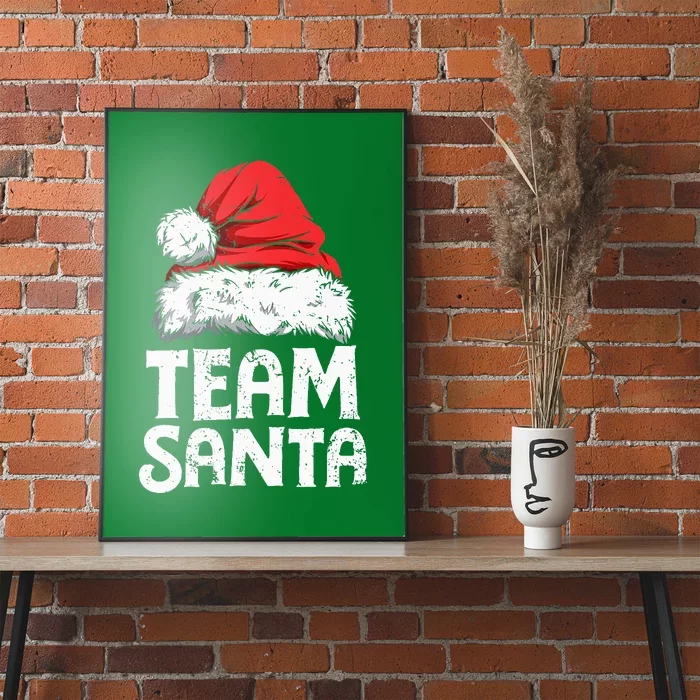 Team Santa Christmas Squad Family Matching Pajamas Poster