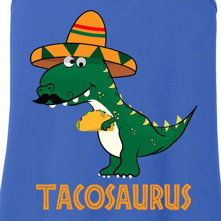 Taco Saurus Cinco De Mayo Dinosaur Ladies Essential Tank