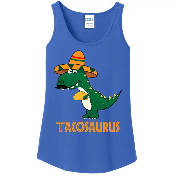 Taco Saurus Cinco De Mayo Dinosaur Ladies Essential Tank