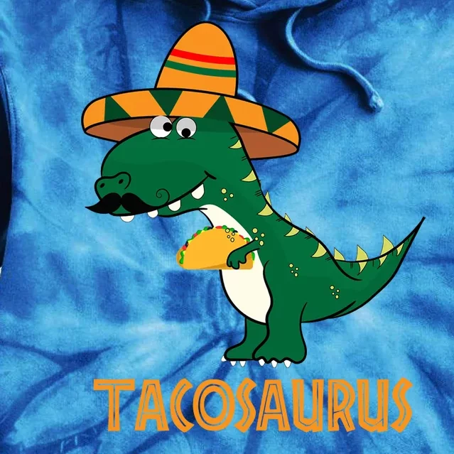 Taco Saurus Cinco De Mayo Dinosaur Tie Dye Hoodie