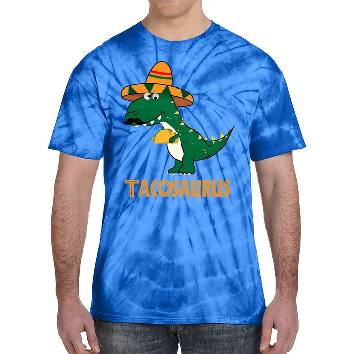 Taco Saurus Cinco De Mayo Dinosaur Tie-Dye T-Shirt