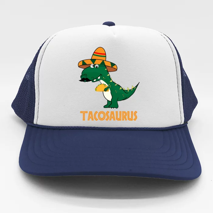 Taco Saurus Cinco De Mayo Dinosaur Trucker Hat