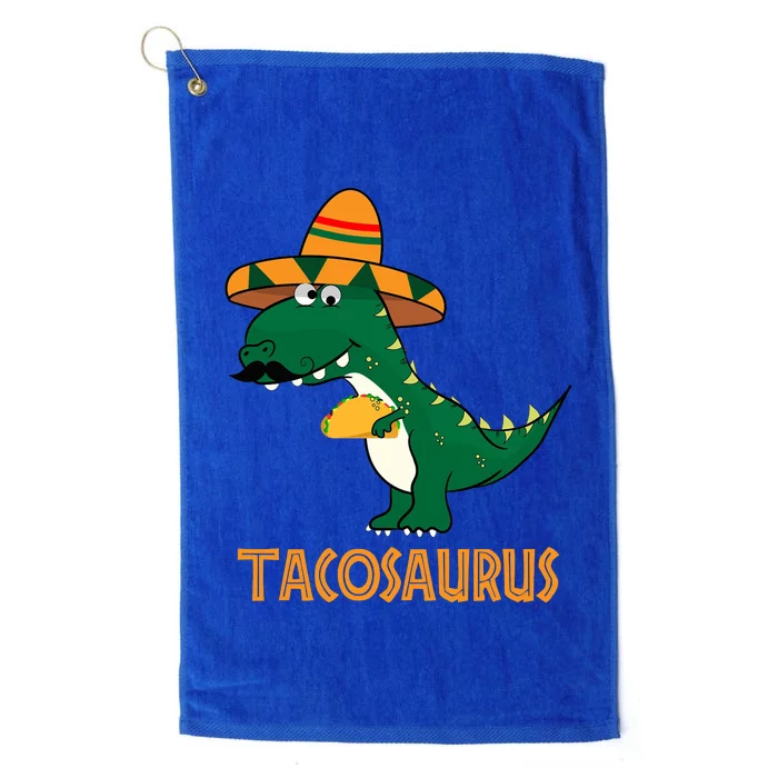 Taco Saurus Cinco De Mayo Dinosaur Platinum Collection Golf Towel