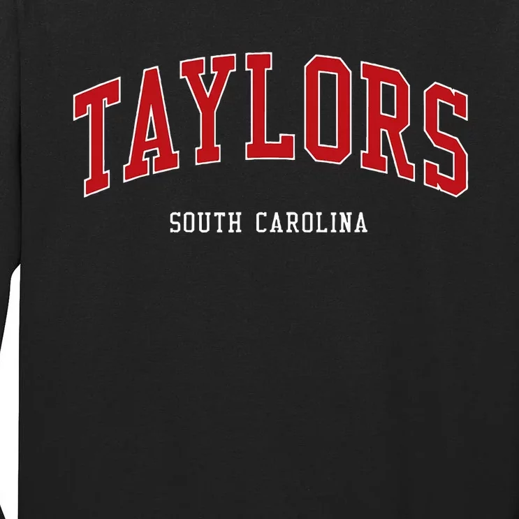 Taylors South Carolina College University Style Tall Long Sleeve T-Shirt