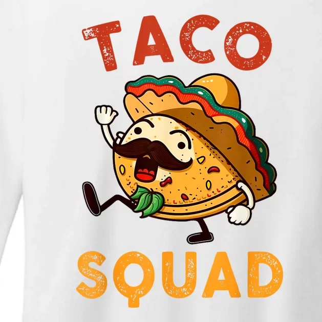 Taco Squad Cinco De Mayo Happy Fiesta Party Womens CVC Long Sleeve Shirt