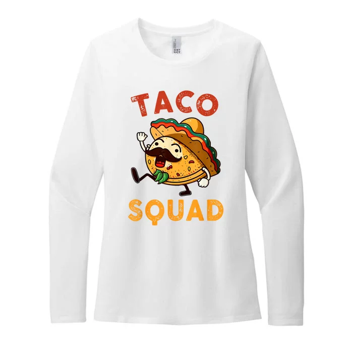 Taco Squad Cinco De Mayo Happy Fiesta Party Womens CVC Long Sleeve Shirt