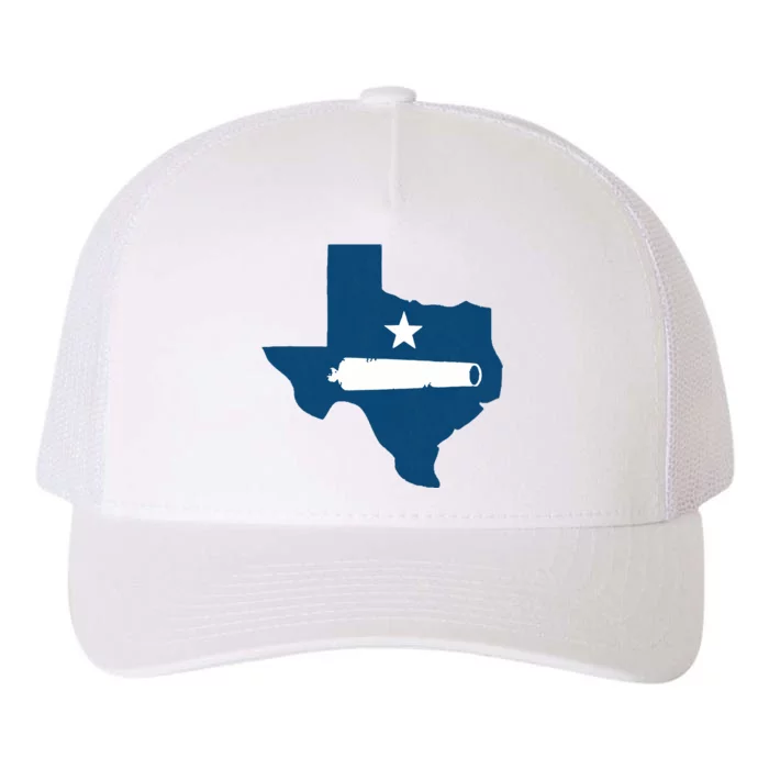 Texas State Come And Take It Flag Canon 1836 Yupoong Adult 5-Panel Trucker Hat