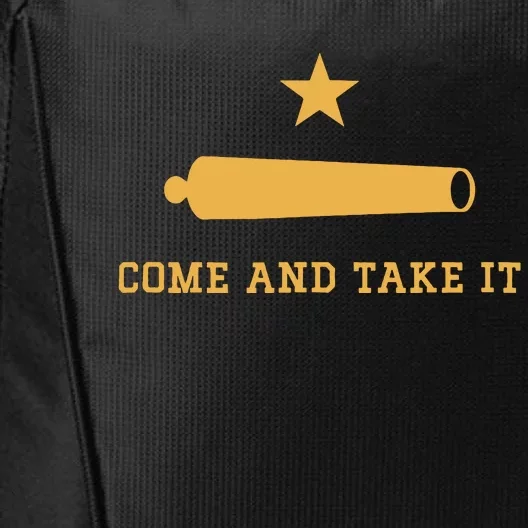 Texas State Come And Take It Historic Slogan With Canon 1836 City Backpack