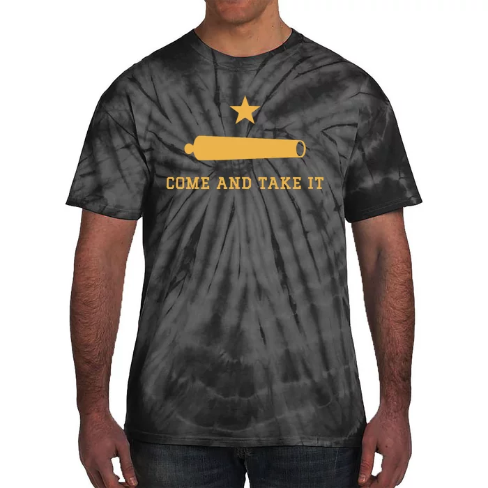 Texas State Come And Take It Historic Slogan With Canon 1836 Tie-Dye T-Shirt