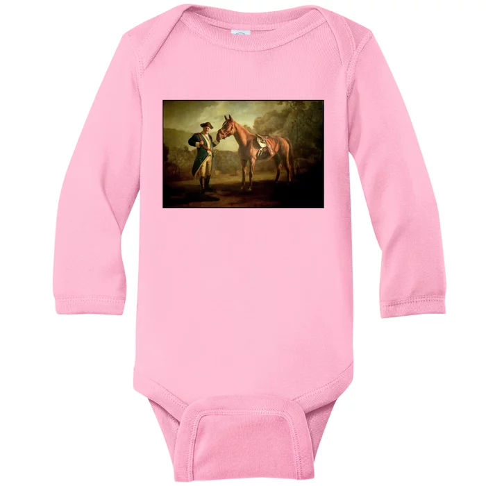 The Sopranos Commendatore Tony Soprano Painting Baby Long Sleeve Bodysuit