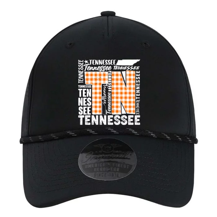 Tennessee State College Sports Fan Word Text Art Performance The Dyno Cap