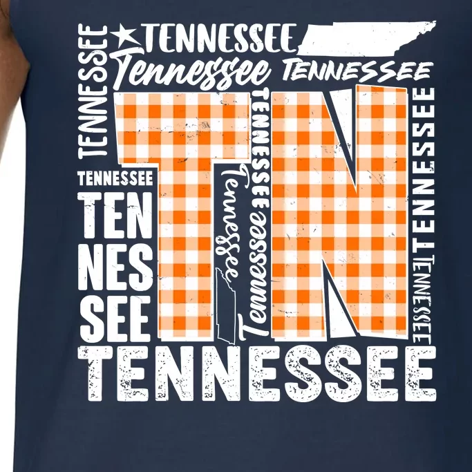 Tennessee State College Sports Fan Word Text Art Comfort Colors® Tank Top