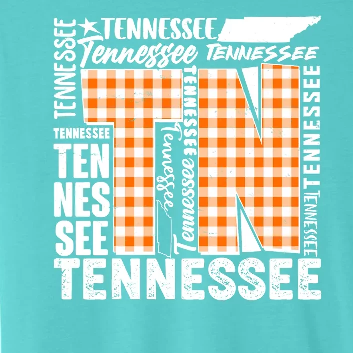 Tennessee State College Sports Fan Word Text Art ChromaSoft Performance T-Shirt