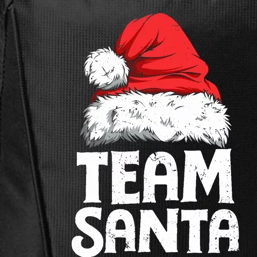 Team Santa Christmas Squad Family Matching Pajamas Boy City Backpack