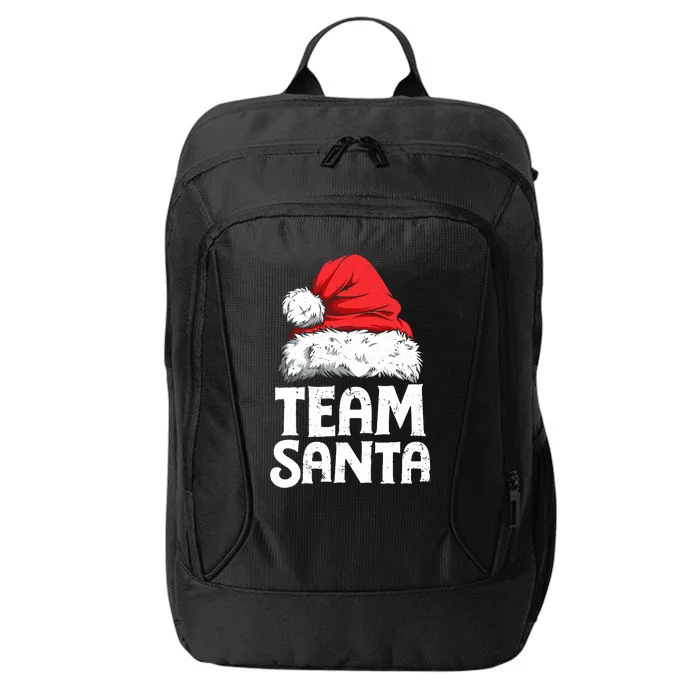 Team Santa Christmas Squad Family Matching Pajamas Boy City Backpack