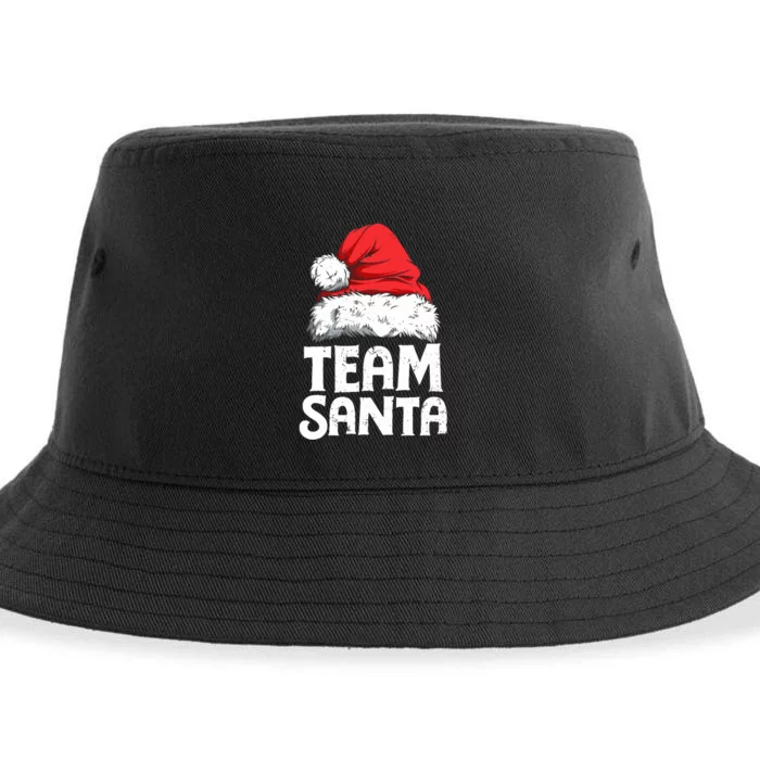 Team Santa Christmas Squad Family Matching Pajamas Boy Sustainable Bucket Hat