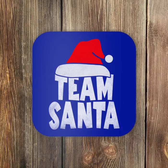 Team Santa Christmas Squad Family Matching Pajamas Coaster