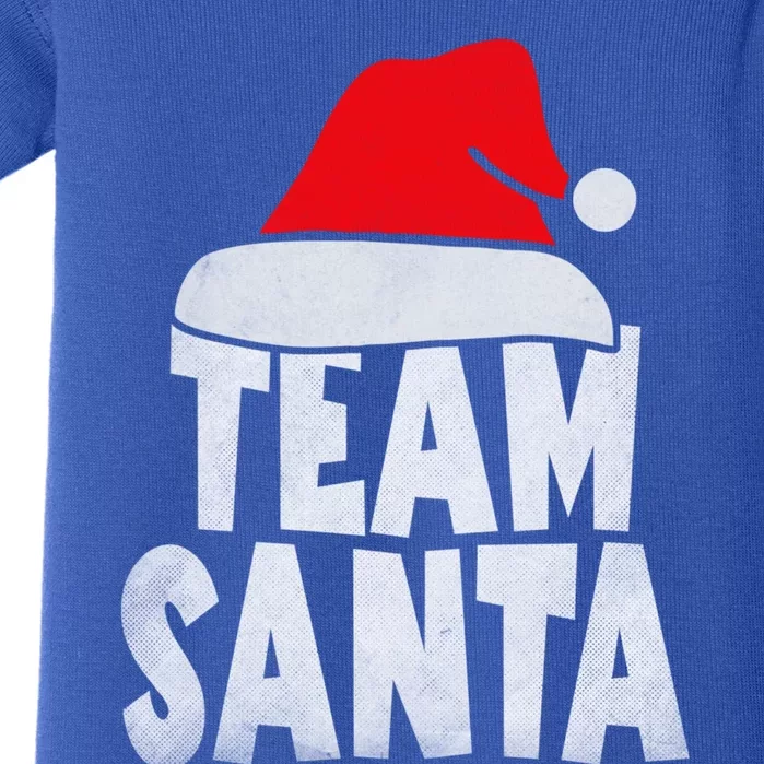 Team Santa Christmas Squad Family Matching Pajamas Baby Bodysuit