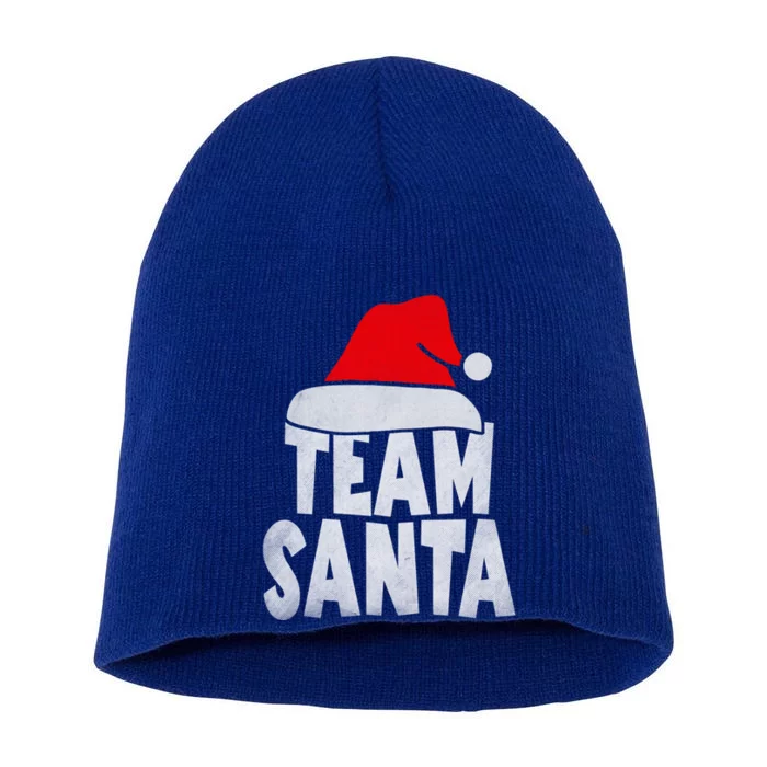 Team Santa Christmas Squad Family Matching Pajamas Short Acrylic Beanie