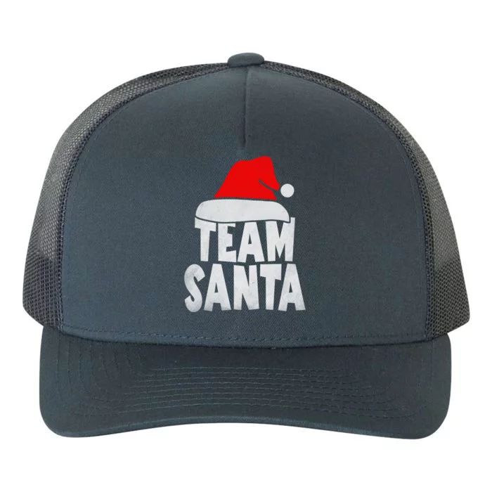 Team Santa Christmas Squad Family Matching Pajamas Yupoong Adult 5-Panel Trucker Hat