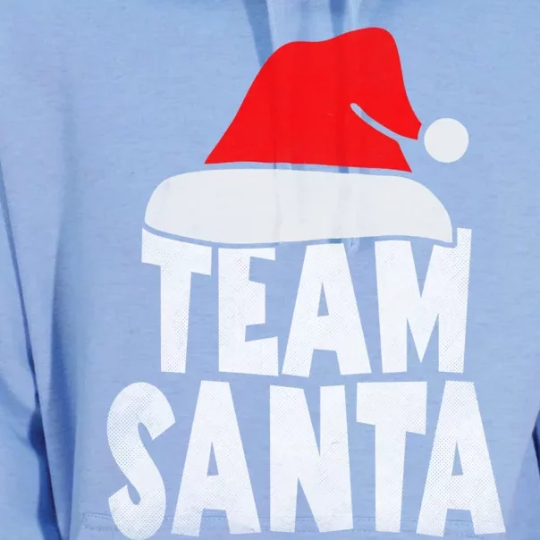 Team Santa Christmas Squad Family Matching Pajamas Unisex Surf Hoodie