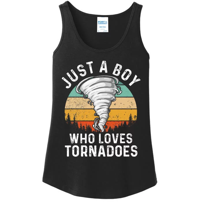 Tornado Storm Chasing Twister Hurricane Ladies Essential Tank