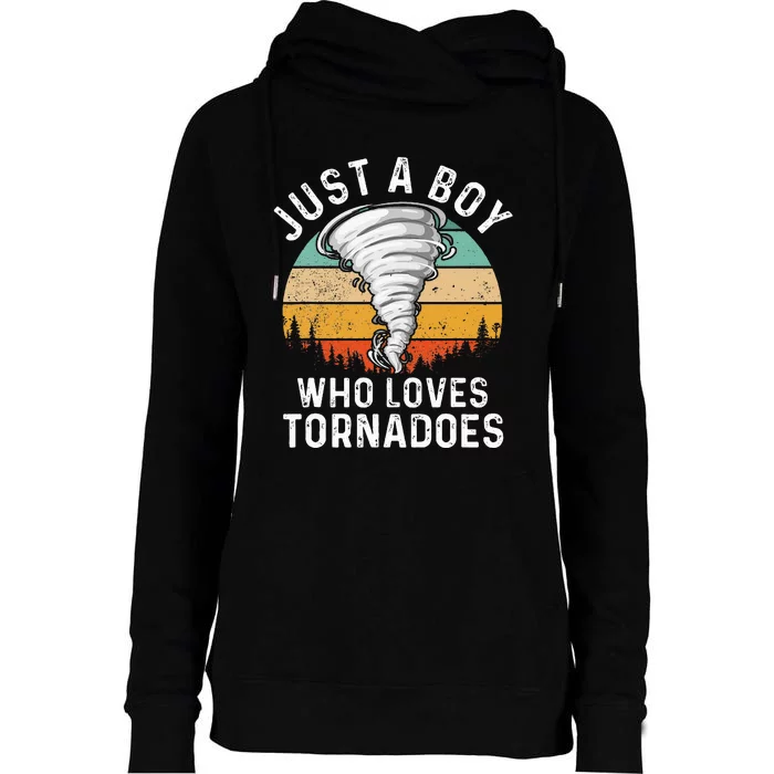 Tornado Storm Chasing Twister Hurricane Womens Funnel Neck Pullover Hood