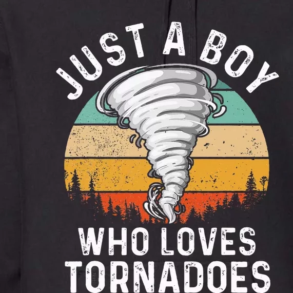 Tornado Storm Chasing Twister Hurricane Premium Hoodie