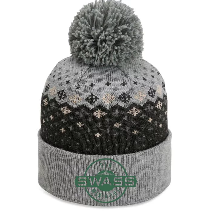 The Swass Cool Vector Design The Baniff Cuffed Pom Beanie