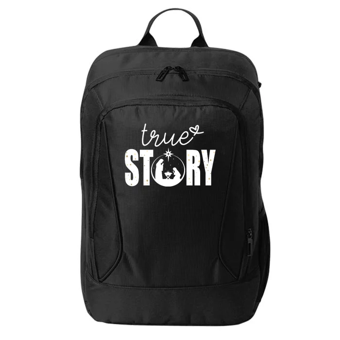 True Story Christmas Holy Christian City Backpack