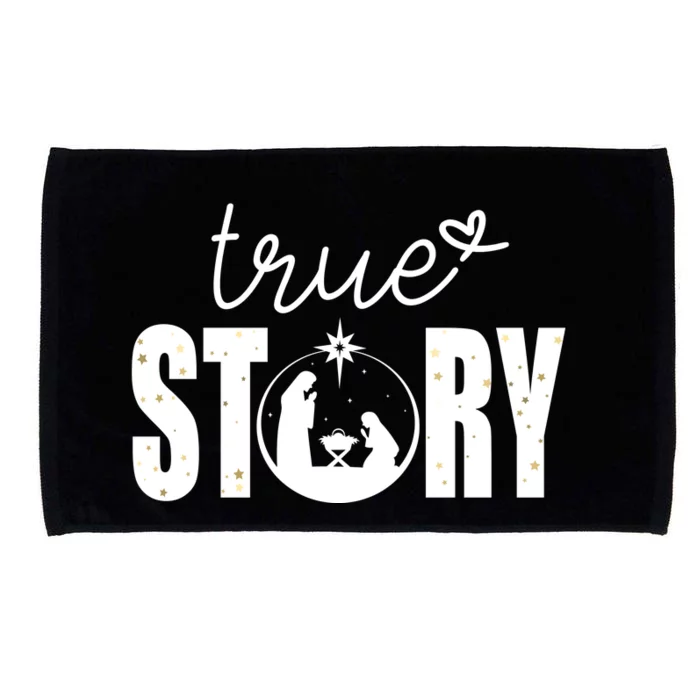 True Story Christmas Holy Christian Microfiber Hand Towel