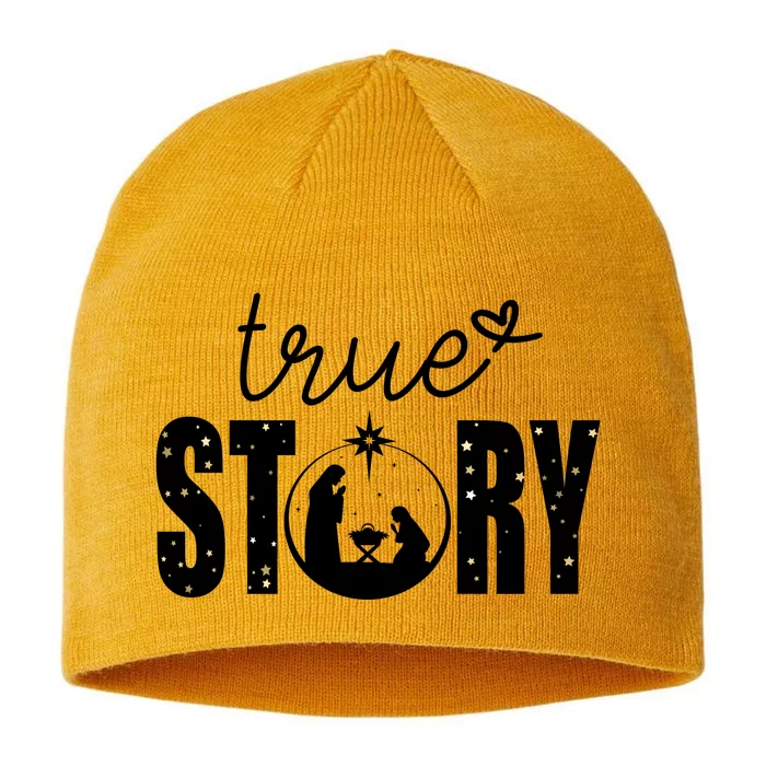 True Story Christmas Holy Christian 8 1/2in Sustainable Knit Beanie