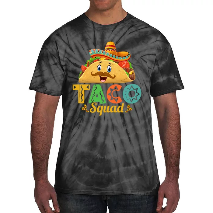 Taco Squad Cinco De Mayo Celebration Tie-Dye T-Shirt