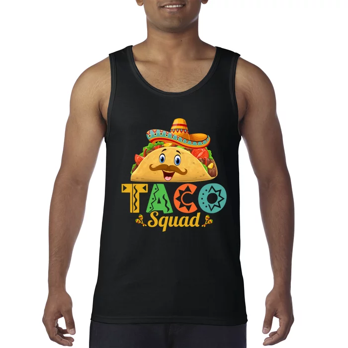 Taco Squad Cinco De Mayo Celebration Tank Top