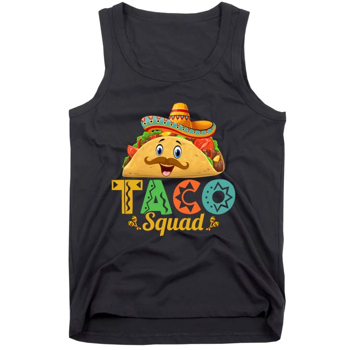 Taco Squad Cinco De Mayo Celebration Tank Top