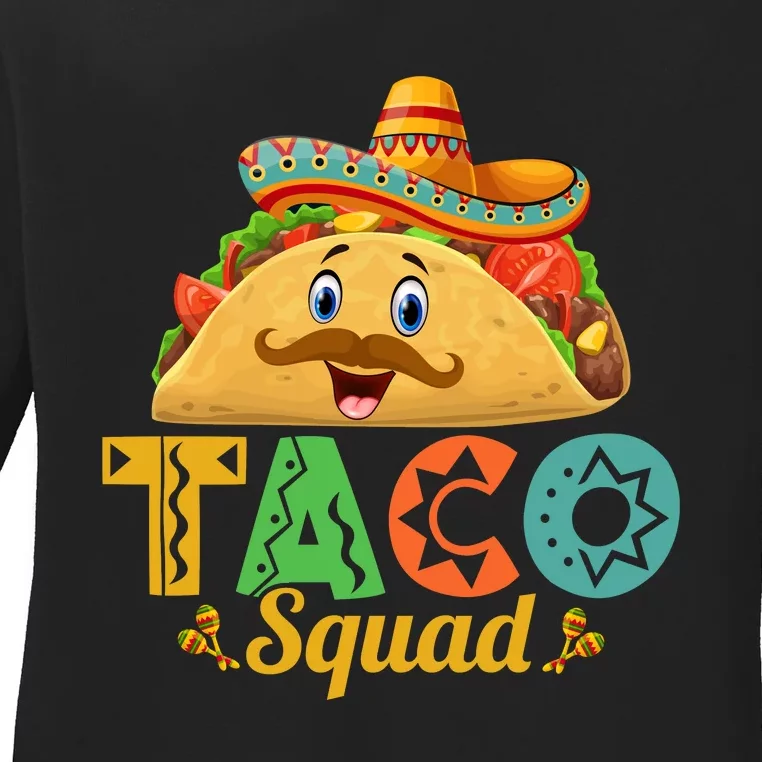 Taco Squad Cinco De Mayo Celebration Ladies Long Sleeve Shirt