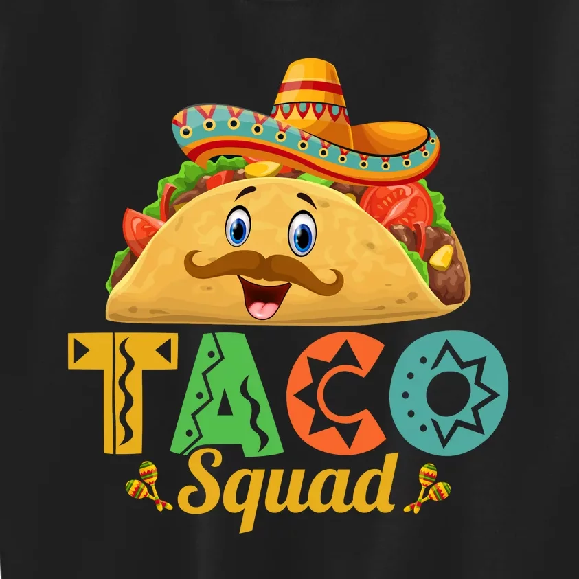 Taco Squad Cinco De Mayo Celebration Kids Sweatshirt