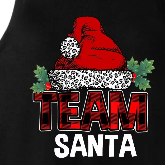 Team Santa Christmas Family Matching Pajamas Gift Boys Girls Ladies Tri-Blend Wicking Tank