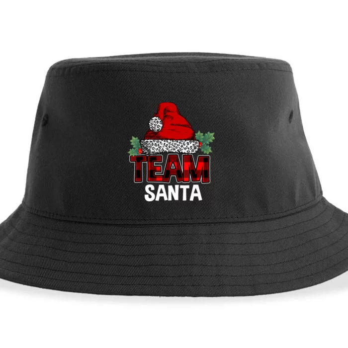 Team Santa Christmas Family Matching Pajamas Gift Boys Girls Sustainable Bucket Hat