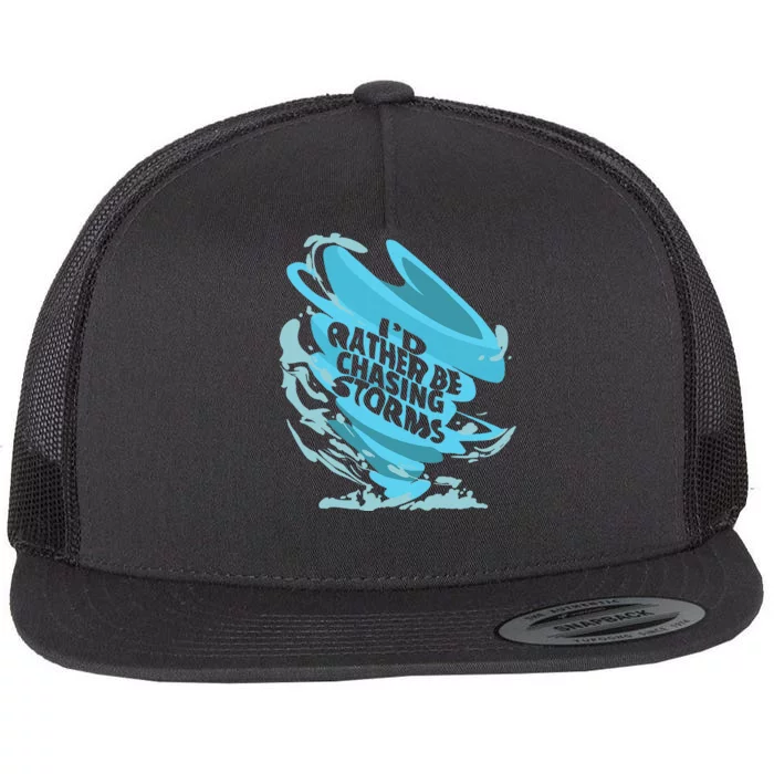 Tornado Storm Chaser Meterology Flat Bill Trucker Hat