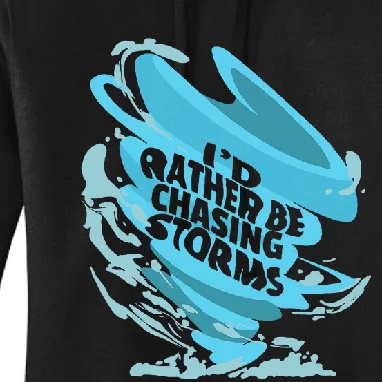 Tornado Storm Chaser Meterology Women's Pullover Hoodie