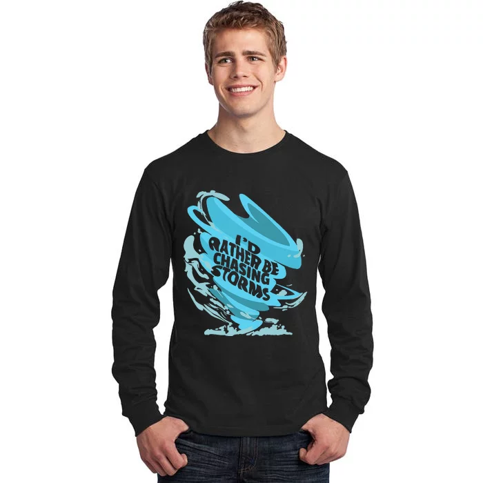 Tornado Storm Chaser Meterology Tall Long Sleeve T-Shirt