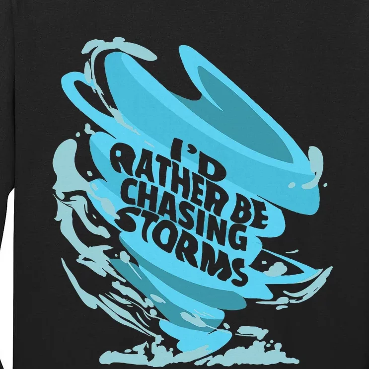 Tornado Storm Chaser Meterology Tall Long Sleeve T-Shirt