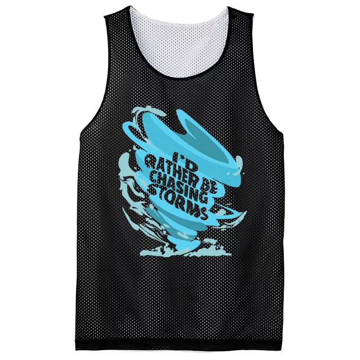 Tornado Storm Chaser Meterology Mesh Reversible Basketball Jersey Tank