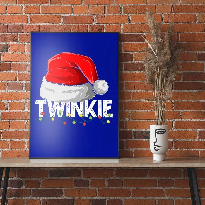 Twinkie Santa Christmas Family Matching Pajamas Mama Xmas Gift Poster