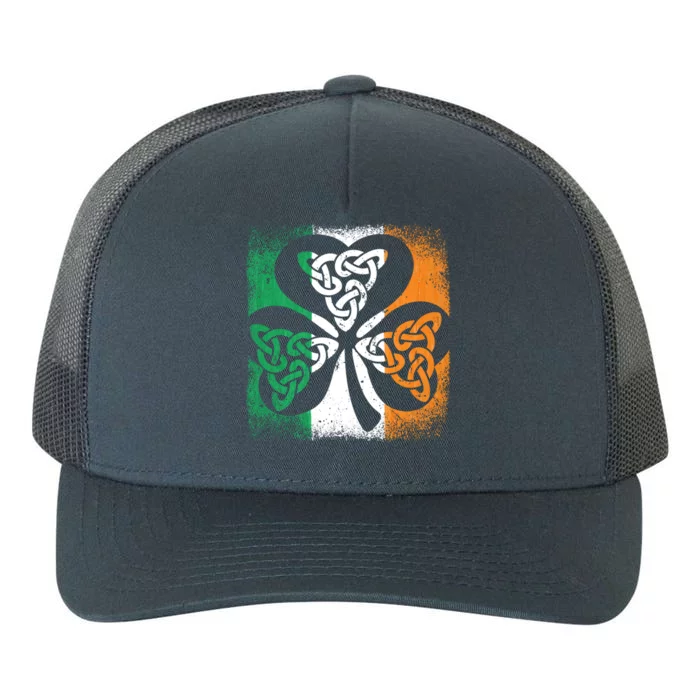 Trinity Symbol Christian Bessling Faith Irish Celtic Knot Gift Yupoong Adult 5-Panel Trucker Hat