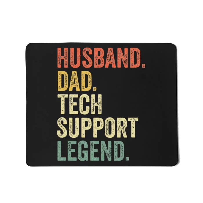 Tech Support Christmas Gifts For Dad Husband Mousepad