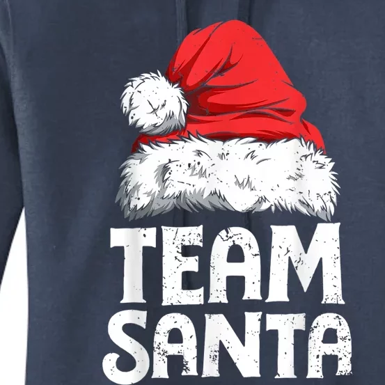 Team Santa Christmas Squad Family Matching Pajamas Boys Men Women's Pullover Hoodie